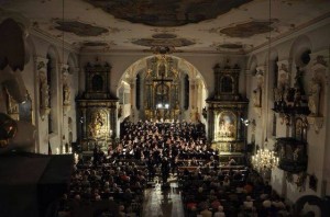 The concert in the church