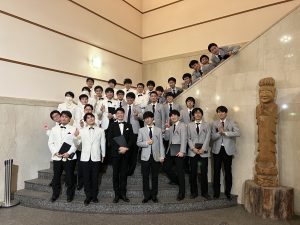 2021年高山演奏旅行の集合写真